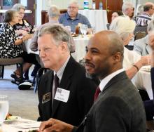 Deans Sam Huckaba and James Frazier