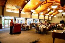 ARF members enjoying lunch and presentation