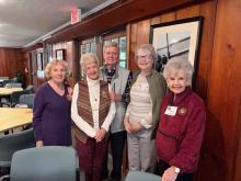 Genevieve Scott, Carolyn &amp; Steve Shackelford, Marie Cowart, Betty Lou Joanos