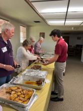 ARF members serving Sonny’s BBQ – Mike Launer, Sherry Hart, Nancy Turner, Tom Hart 