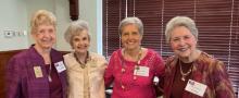 Carolyn Shackelford, Betty Lou Joanos, Marian Moore, Florence Ashby
