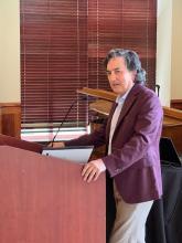 Provost Jim Clark, guest speaker