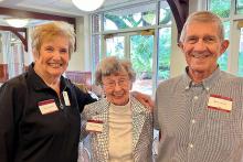 Nancy Goff, Gloria Priest, Brian Goff